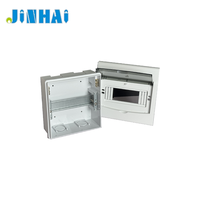 Boîtier de distribution d'alimentation JINHAI 8 voies en métal/plastique de haute qualité, coffret de disjoncteurs encastré, tableau de distribution industriel