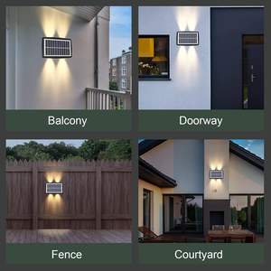 Lámparas Solares LED para Exteriores, Resistentes al Agua, de Pared, para Interiores y Exteriores, de Diseño Elegante, Venta al Por Mayor - Product Image 3