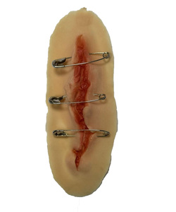 <span class=keywords><strong>Cicatrices</strong></span> de Látex Realistas 3D SFX para Halloween, <span class=keywords><strong>Cicatrices</strong></span> de Zombi, Accesorios para Fiestas de Disfraces, Maquillaje de <span class=keywords><strong>Cicatrices</strong></span> Sangrientas de Terror - Product Image 2