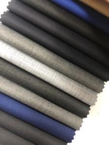 Varios colores lisos en alta calidad para stock listo 30% telas de trajes de lana merino peinada para hombres en la fábrica de China - Product Image 3