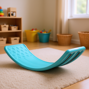 Tabla Inclinada Montessori Waldorf de 32.3 Pulgadas Azul Antideslizante para Entrenamiento de Equilibrio para Niños Pequeños Modelo D0100X3XC6P - Product Image 2