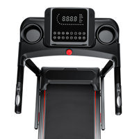 Nouveau design de tapis roulant électrique pliable portable avec écran LED, inclinaison automatique, surveillance de la fréquence cardiaque pour la marche et le fitness à domicile ou au bureau