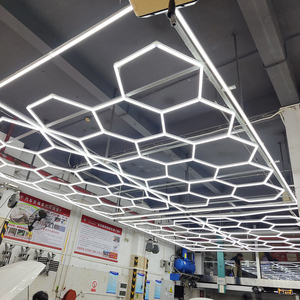 Taller <span class=keywords><strong>de</strong></span> automóviles directo <span class=keywords><strong>de</strong></span> fábrica que detalla la iluminación <span class=keywords><strong>de</strong></span> barberí<span class=keywords><strong>a</strong></span> <span class=keywords><strong>DE</strong></span> TRABAJO <span class=keywords><strong>DE</strong></span> hexagrid <span class=keywords><strong>de</strong></span> luz Led <span class=keywords><strong>de</strong></span> garaje - Product Image 1