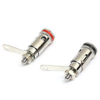 Usine 2 pièces OEM KCT bricolage maison voiture stéréo vis reliure poste haut-parleur amplificateur Terminal 4MM audio banane Jack terminal