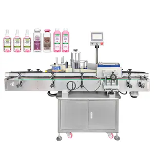 YM510 Automatic round wine bottle labeling machine for olive oil labeler applicator