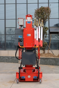 Điện đơn cột dọc nâng di động hợp kim nhôm trên không làm việc nền tảng nâng thủy lực cho các ứng dụng công trường - Product Image 5