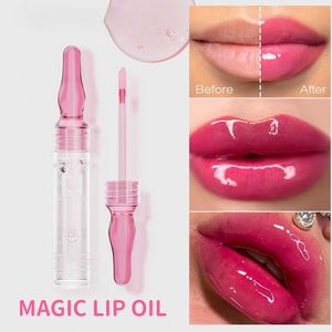Aceite Labial Vegano Mineral de Alta Calidad OEM, Logotipo Personalizado, Larga Duración, Sin Crueldad, Efecto Voluminizador Transparente, Tamaño Regular, Hidratante - Product Image 1
