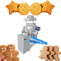 Machine à biscuits en forme d'ours colorée de haute qualité Binkang, machine à biscuits à deux couleurs à découpe filaire, machine à encrustation en acier inoxydable SUS304
