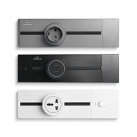 Reino Unido/EE. UU./UE/AU estándares eléctrico 32A AC 110-250V enchufe con superficie y montaje oculto 32A enchufe de interruptor de pista de alimentación de pared