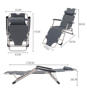 <span class=keywords><strong>Chaise</strong></span> <span class=keywords><strong>longue</strong></span> de jardin pliable à prix abordable avec porte-gobelet, idéale pour l'extérieur et la détente - Product Image 3