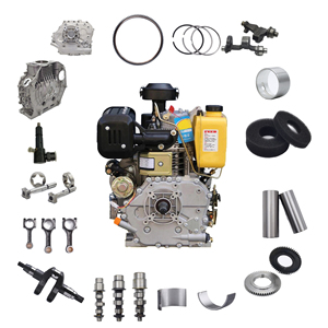 เครื่องยนต์ดีเซล 186f 10 แรงม้า สูบเดียว ระบายความร้อนด้วยอากาศ พร้อมท่อส่งน้ำมันแรงดันสูง - Product Image 1