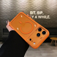 Nouvelle coque magnétique 2026 avec béquille et protection d'objectif pour iPhone 17 Pro Max et iPhone 16