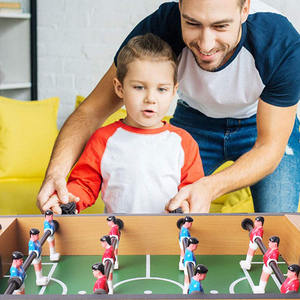 Offre incroyable : <span class=keywords><strong>Jeu</strong></span> <span class=keywords><strong>de</strong></span> football miniature professionnel en bois massif pour la famille, les fêtes et le bureau - Product Image 3
