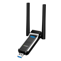 Heeda — carte réseau sans fil RTL8812BU, haute vitesse, Dongle USB, adaptateurs WiFi, avec antenne externe pour PC, ac1200 mbps