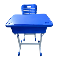 Ensemble table et chaise d'étudiant en plastique ABS moderne, chaise en PP, mobilier scolaire pour salle de classe