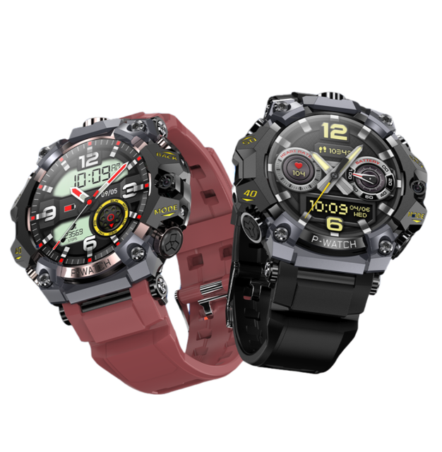 2025 Men's Sport Smart Watch GPS AMOLED IP68 Waterproof 4G Android Heart Rate Monitor 1150mAh 4-Day Battery Magnetic Calendar