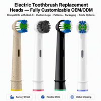 Têtes de rechange pour brosse à dents électrique compatibles avec Oral B Style, nettoyage en profondeur, OEM personnalisé disponible