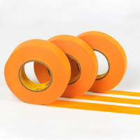 Cinta de Enmascarar Acrílica H113 Resistente al Calor hasta 100 Grados, Rollo Jumbo Goldband, para Pintura Automotriz, Uso en Interiores y Exteriores, Pisos Epóxicos