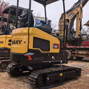 Meilleur prix pour une mini-excavatrice de 1,6 tonne SY16C, excavatrice compacte avec chenilles rétractables, en vente - Product Image 1