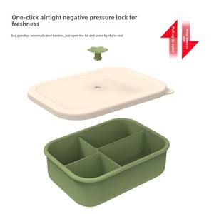 Promoção de Caixas de Almoço Tiffin, Amostra Grátis, Recipiente de Armazenamento de Alimentos em Silicone para Crianças - Product Image 4