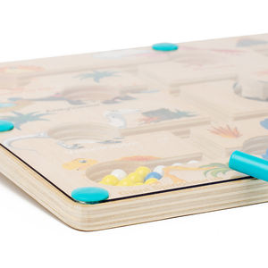 Juguetes Educativos <span class=keywords><strong>de</strong></span> Madera para la Primera Infancia, Reconocimiento <span class=keywords><strong>de</strong></span> Formas, Control <span class=keywords><strong>de</strong></span> Bolas, Tablero <span class=keywords><strong>de</strong></span> Laberinto para Entrenamiento con Lápiz - Product Image 6