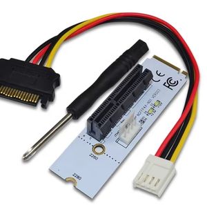 <span class=keywords><strong>M</strong></span>.<span class=keywords><strong>2</strong></span> إلى PCIE 4X بطاقة الناهض M2 مفتاح <span class=keywords><strong>M</strong></span>.<span class=keywords><strong>2</strong></span> إلى محول PCI-e X4 مع بطاقة مؤشر الجهد LED الناهض - Product Image 2