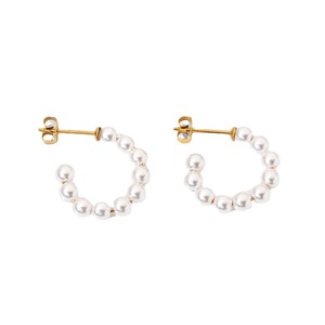 Tytik <span class=keywords><strong>Tok</strong></span> — boucles d'oreilles perles pour femmes, plaqué or 18K, en acier inoxydable, personnalisées, offre spéciale - Product Image 1