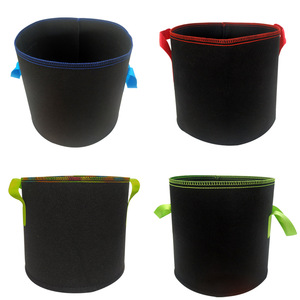 Sacs <span class=keywords><strong>de</strong></span> culture extérieurs réutilisables en fibres végétales biodégradables, robustes, personnalisables, <span class=keywords><strong>de</strong></span> 1 à 100 gallons, avec poignées, à prix abordable - Product Image 4