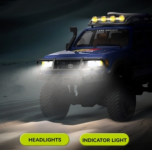 Xe điều khiển từ xa NEW SJY-JXC5826 1/12, xe leo núi chuyên nghiệp, RTR 4x4, xe điện địa hình, đồ chơi, so sánh với LC80 Brushed - Product Image 6