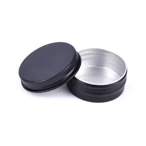 Pabrik Cina Matte Warna Hitam 15G Aluminium Timah Bulat 15Ml Rose Gold Logam Krim Jar