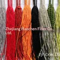 Haochen Air-Deformed Chenille Yarn ATY Polyester Colored Yarn 150D-1000D Customizable Specifications for Home Textile Yarns