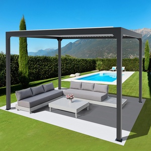 Gauche réutilisables pour piscine, <span class=keywords><strong>électrique</strong></span>, gazébo d'extérieur, en aluminium, <span class=keywords><strong>3x3</strong></span> - Product Image 1