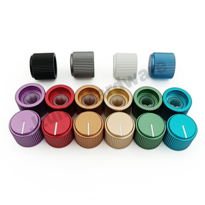 16x14mm Nhôm ROTARY điều khiển điện tử Potentiometer điều khiển âm lượng knobs âm thanh Guitar Pedal knobs cho 6mm răng và D trục - Product Image 1