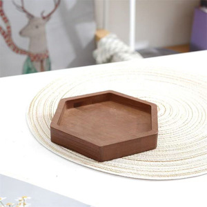Solid Wood <b>Dinner</b> Plates Irregular Shape Custom Size Eco Friendly Storage <b>Trays</b> Cute Design - Product Image 4