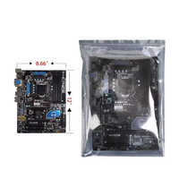 Sac antistatique VCI à fond carré 3D 10^7 Ω teinte rose, blindage Faraday pour bobines de circuits imprimés, spécifications MIL, logo OEM, faible MOQ