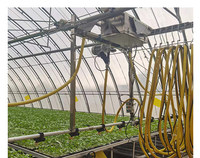 Système d'arrosage pour serre mobile Hangdi, en alliage d'aluminium galvanisé à chaud, pour l'irrigation des légumes, des fruits et des fleurs