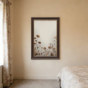 Cuadro de 24x36 pulgadas con diseño de cabaña junto al <span class=keywords><strong>lago</strong></span>, en marco dorado con acabado de madera, para habitación de invitados - Product Image 3