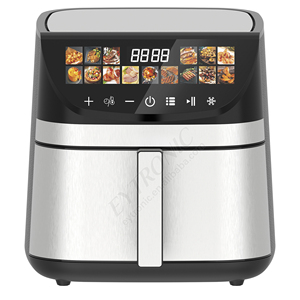 Hot Sale Stainless Steel Air Fryer Digital <b>Control</b> Double Basket 8L 12L Smart Kitchen Cooking Appliance Fryers Air Fryer Hot Sal - Product Image 1
