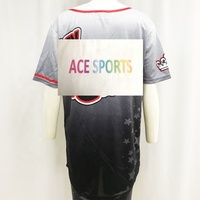 Benutzer definierte Team Baseball Jersey Design Ace Sport Sublimation Cheer Baseball Jersey