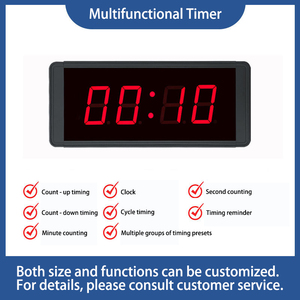 <span class=keywords><strong>Reloj</strong></span> Digital LED multifuncional Temporizador digital de control remoto para competición Temporizador de avance y retroceso de 4 dígitos de 1,8 pulgadas - Product Image 5