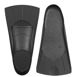 Aletas de Natación Cortas de Silicona para Niños, Equipo de Entrenamiento Profesional, Venta al por Mayor desde Shenzhen, Guangdong - Product Image 1