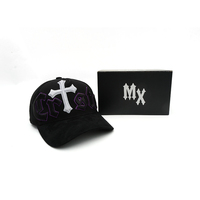 Gorra de béisbol de gamuza de alta calidad con logo personalizado bordado, estilo streetwear, de 5 paneles, con MOQ bajo, venta al por mayor