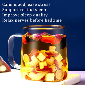 Thé Herbal Bonne Nuit <span class=keywords><strong>pour</strong></span> le Sommeil 5g x 20 Sachets de Thé Mélangé Sans Caféine Soulagement du Stress Sommeil Profond Thé Santé Premium Portable - Product Image 5