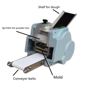 Customizable Stainless Steel Motor Automatic Multifunctional ROTI Pastry Skin Sheet Making <b>Machine</b> Commercial <b>Dumpling</b> Wrapper - Product Image 6