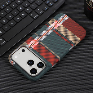 Funda Magnética Inalámbrica para <span class=keywords><strong>iPhone</strong></span> 12 <span class=keywords><strong>13</strong></span> 14 15 16 17 18 Pro Max, con Textura de Fibra, Ultra Delgada, de PC, en Oferta - Product Image 6