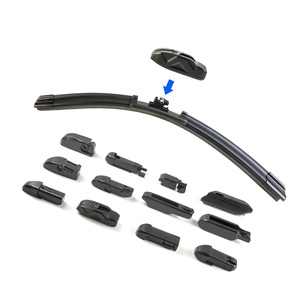 Accesorios de silicona frontal para coche, escobilla limpiaparabrisas de repuesto de tira de goma para coche, limpiaparabrisas universales para A4 - Product Image 1