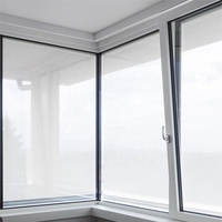 Fenêtres à battants modernes personnalisées en verre trempé UPVC PVC à double vitrage, insonorisées, en plastique, extérieures, avec système de basculement et de rotation en vinyle