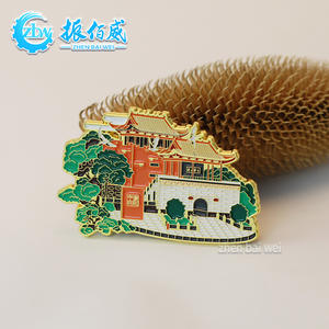 עיר ציון דרך עיר נוף אזור נוף מתכת רך מדבקה מגנטי סגסוגת אבץ מותאם אישית גיגי מגנט סגסוגת אבץ מותאם אישית - Product Image 3