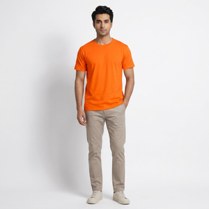 เสื้อยืดสีขาวเลือกตั้ง16สีสำหรับผู้ชายโลโก้ OEM โพลีเอสเตอร์ออกแบบได้ตามที่ต้องการ - Product Image 1