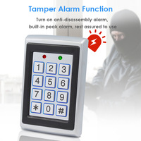 Controlador de Acceso Autónomo Goldbridge para 1000 Usuarios, con Teclado Metálico Interior, Lector de Tarjetas de Identificación de 125khz